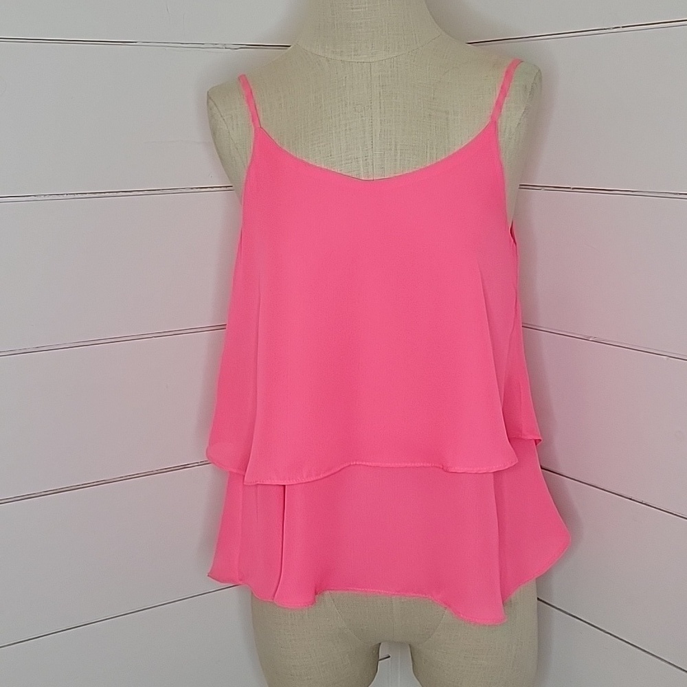 NWT Annabella from Francescas small pink layered loose tank